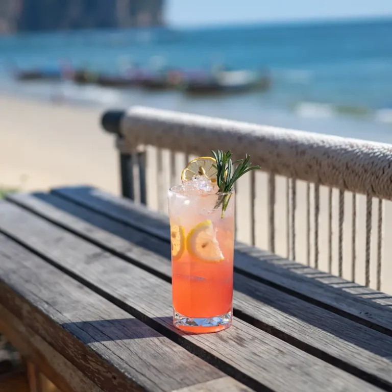 Refreshing cocktails and cocktail buckets